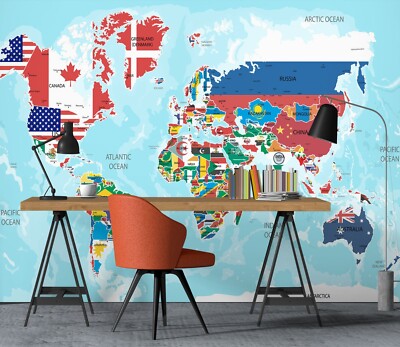 3D Color Map O1305 Wallpaper Wall Murals Removable Wallpaper Sticker Eve