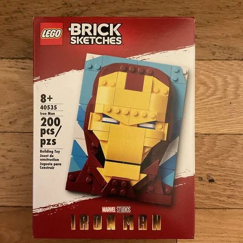 LEGO BRICK SKETCHES 40535 Marvel Iron Man - NEW - FACTORY SEALED - RETIRED