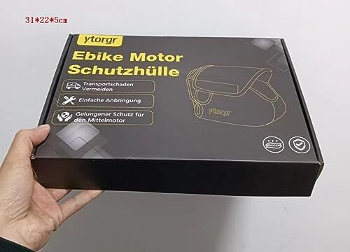 ytorgr 2 Stück Ebike Mittelmotor Schutzhülle Regenschutz Ebike Motorabdeckung... - Bild 9 von 12