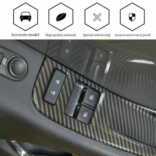 Cubierta de interruptor de panel elevador de ventana para Chevrolet Camaro 2010-2015 accesorios - Imagen 5 de 12