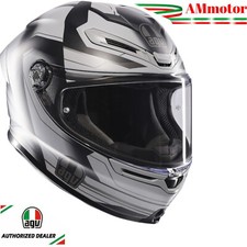Agv K6 S Ultrasonic Matt Black Grey Casco Integrale Moto TG XL 61 62 LEGERESSIMO