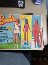 Vintage 1975 Barbie Colorforms Sport Fashion Set 2352 Near Complete - Read