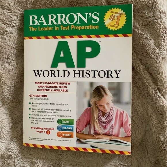 Barron�s AP World History Book 6th Edition (Minimal Writing