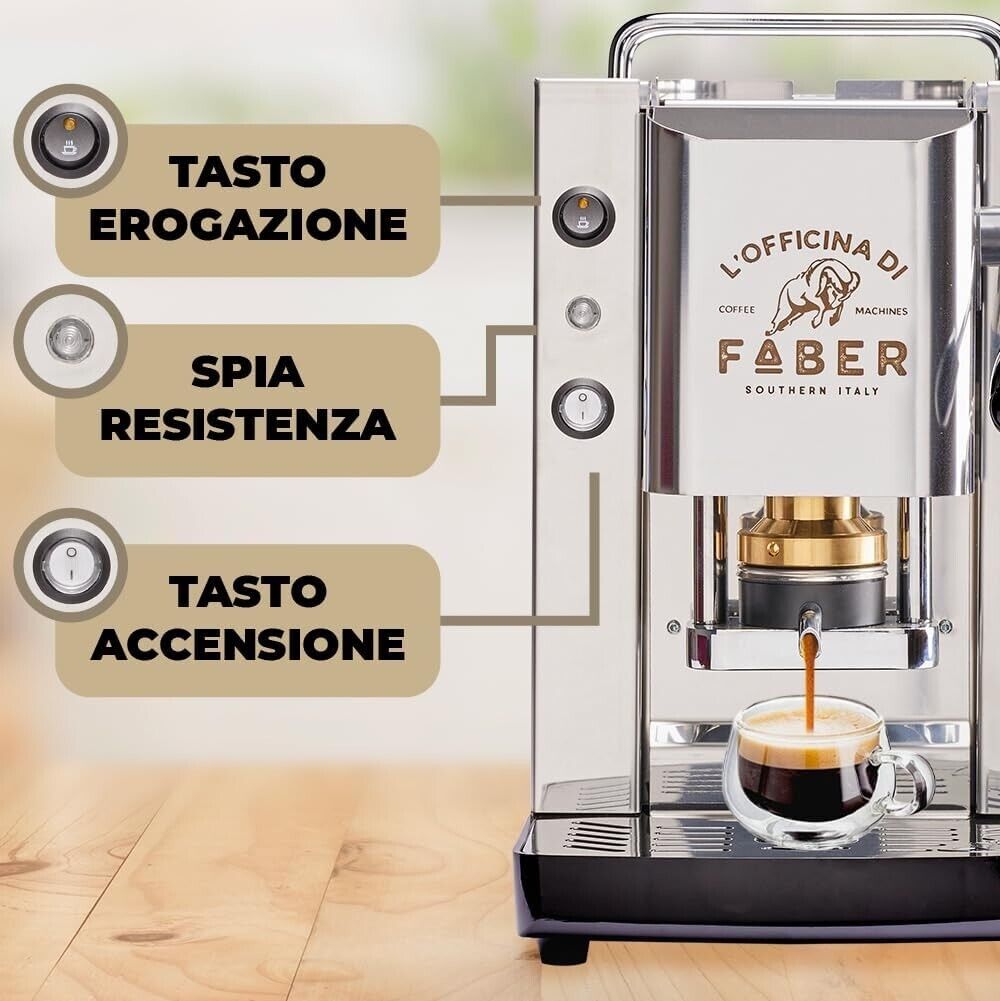 Cafetera Qualita Italia Tube Espresso ESE Pad – Action Pro
