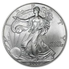 2000 $1 US American Silver Eagle UNC One Ounce FINE Silver Round Coin Dollar BU
