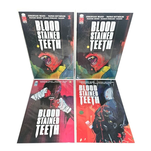Image Comics 2022 BLOOD STAINED TEETH 1 - 3 Vampire Comic Book Series