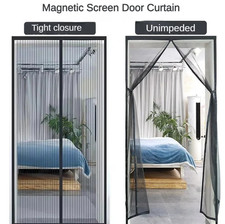 1pc Magnetic Mosquito Curtain Net Automatic C...