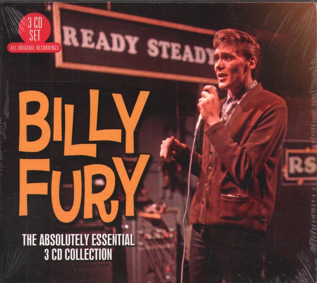 Billy Fury Absolutely Essential CD set Europe Big3 2016 3CD set in digipak