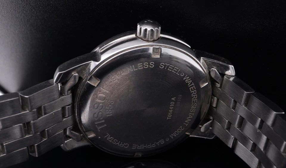 Auth. Tissot PRC200 Quartz Black Dial Wristwatch T014410 A $1 No Res - image 4 of 4