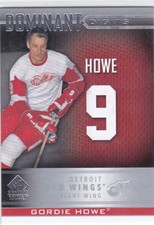 2020/21 SP SIGNATURE EDITION..GORDIE HOWE..DOMINANT DIGITS..# DD-12..RED WINGS