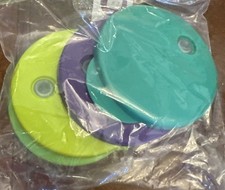 4 Tupperware Impressions Lids for cups. 