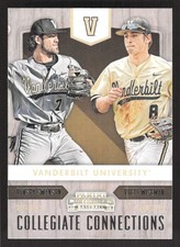 2015 Panini Contenders #6 Dansby Swanson / Rhett Wiseman Collegiate Connections