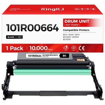 B205 B210 B215 Drum Unit (Not Toner) Black 1-Pack High-Yield for Xerox 101R00...