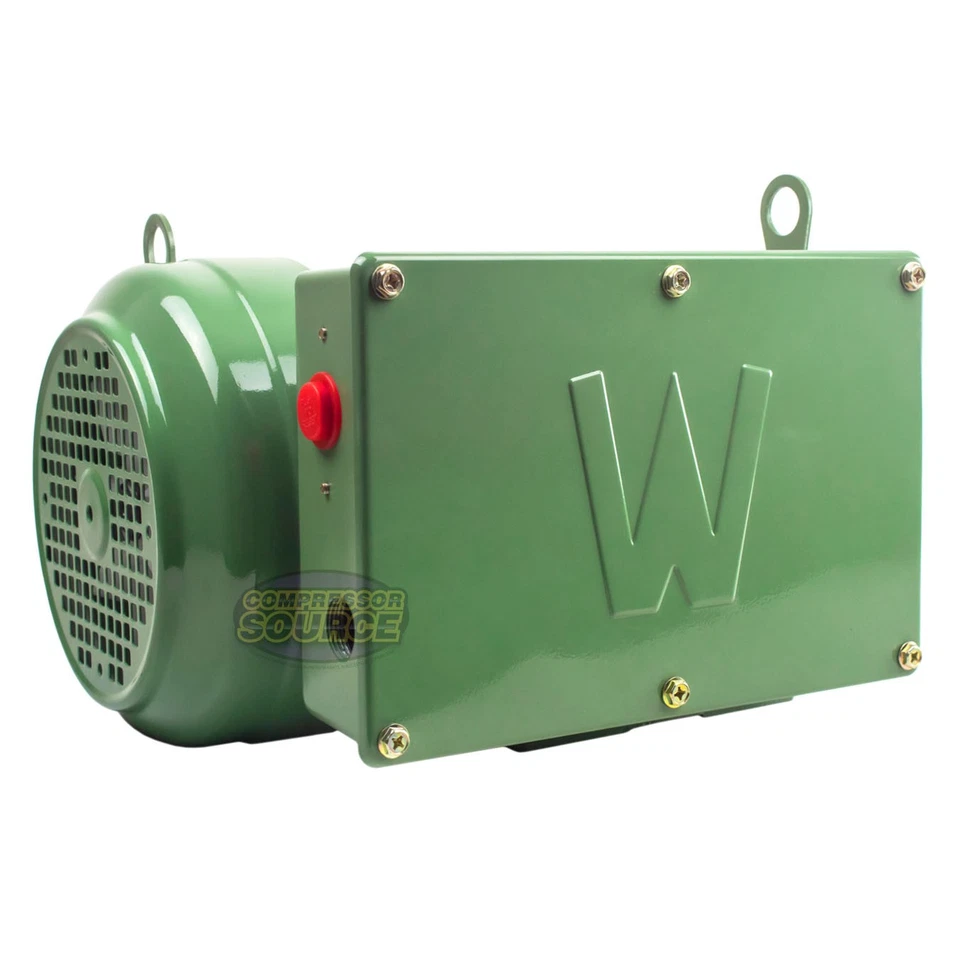 5 HP Farm Duty Single Phase Electric Motor C-Face 1800 RPM 184TC TEFC 208-230V - Image 3 of 4