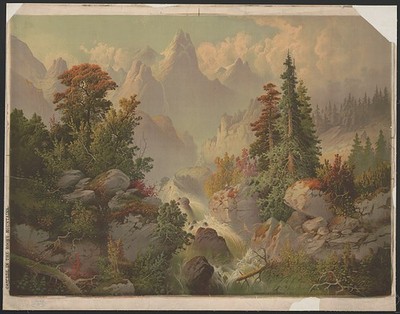 Photo:Cascade in the Rocky Mountains