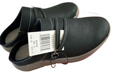 JSPORTS Women's Shoes Slip On Clogs Mule Black Size 6 NEW