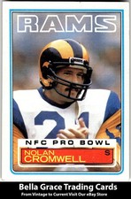1983 Topps Nolan Cromwell #88 Los Angeles Rams NFL Football