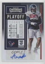 2020 Panini Contenders Rookie Playoff Ticket 34/99 Ross Blacklock #165 Auto 0nj5