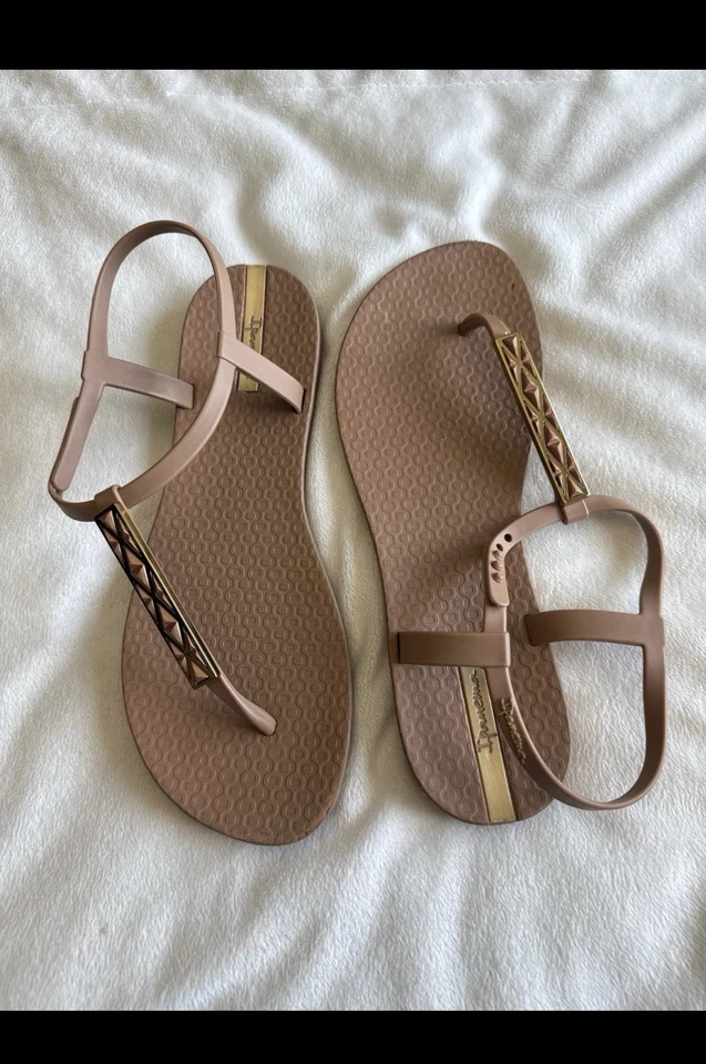 Sandalias Ipanema Mujer Premium Lenny Desire Bandolera Tostadas Talla 8 Usadas Foto 4 de 4