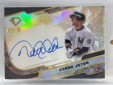 2025 Topps Icons Derek Jeter Icons Chrome Autograph /25