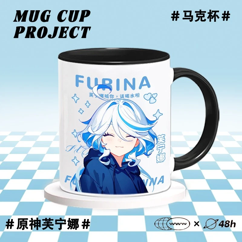 Genshin Impact water god Funina water cup, mug,milk cup,birthday gift,water cup - Image 3 of 4