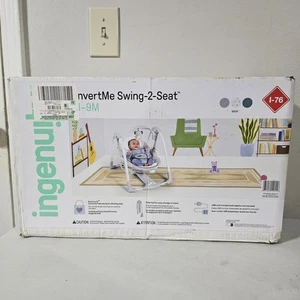Ingenuity ConvertMe 2-in-1 Balançoire portative pour bébé 2 Siège pour enfants - Gris (83641076)