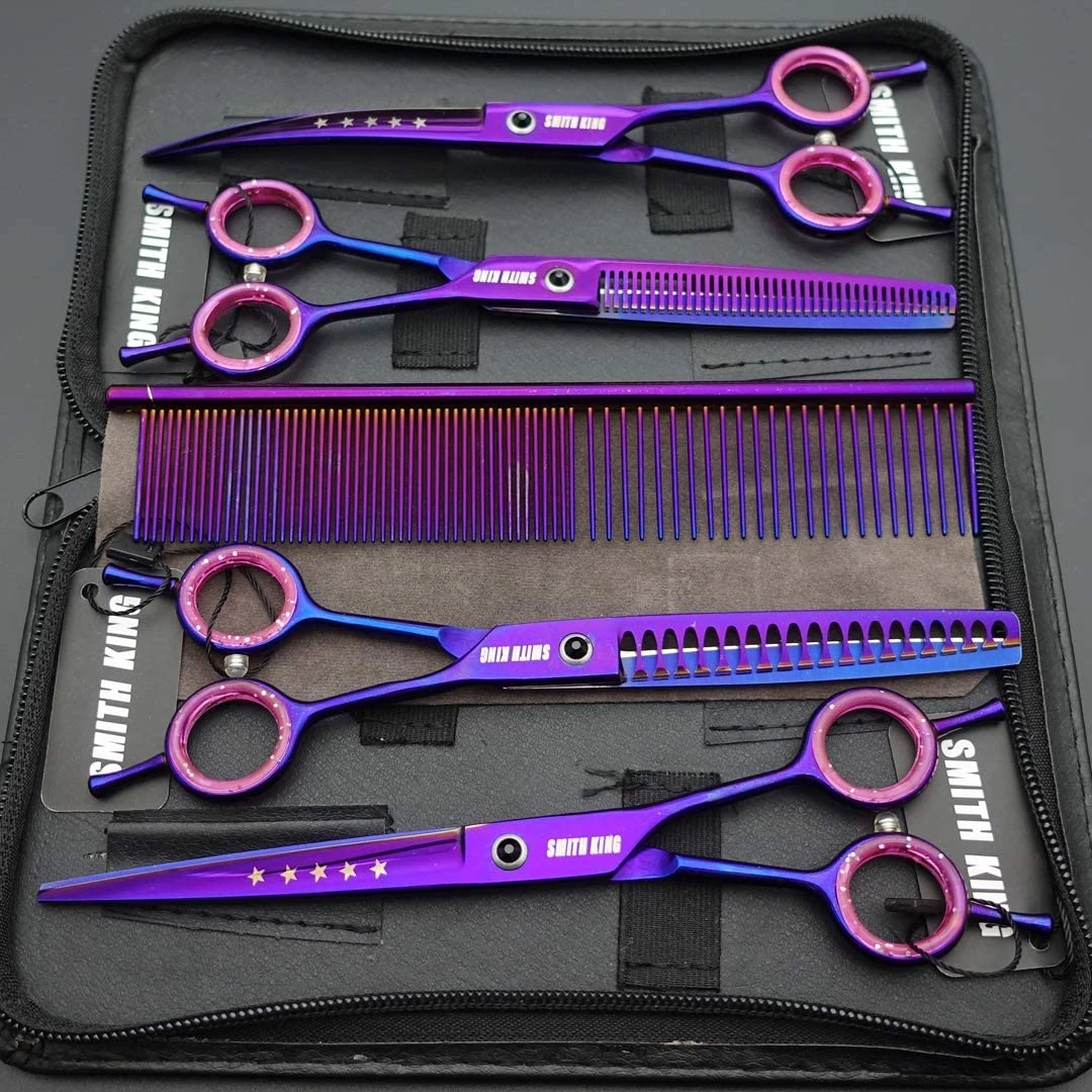 7.0 Inches Professional Dog Grooming Scissors Set Straight & Thinning & Curved
Opens in a new window