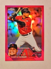 Gabriel Moreno 2023 Topps Chrome RC MAGENTA REFRACTOR 098/399 #189 Raw U6