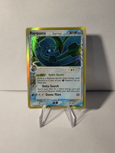 Pokemon TCG Rayquaza (Delta Species) 16/110 Holon Phantoms Reverse Holo Rare LP