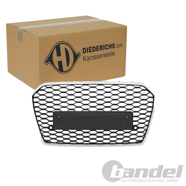 Diederichs Sport Grill KÜHlergrill Schwarz Passend FüR Audi A6 C7 4G RS6 Look-image