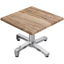 WBO | Jamaika Loungetisch | B:T:H 60 x 60 x 40 cm | Sheesham / Aluminium | Zu...