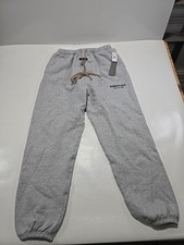 Essentials Fear Of God NEW 2024 Light Heather Grey Sweatpants Authentic Size M