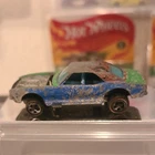 Hot Wheels Custom Camaro Chevrolet Redlines  Green  1967.  restoration project