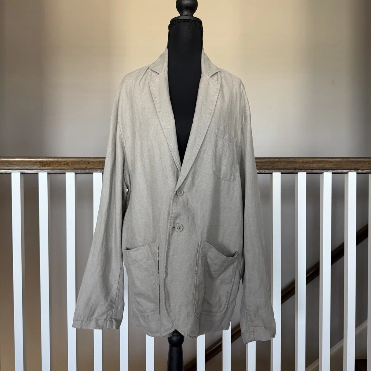 Saks Fifth Avenue Linen Outer Shell Coats, Jackets & Vests for 