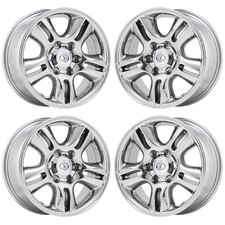17 Lexus Gx470 Bright Chrome Wheels Rims Factory Oem Set 74167 Exchange 17 Lexus Gx470 Bright Chrome Wheels Rims Factory Oem Set 74167 Exchange