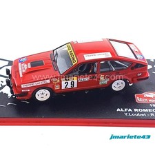 Alfa Romeo GTV6 #29 Y. Loubet - R. Alemany MonteCarlo Rally 1983 1:43