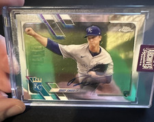 2025 Topps Archives - Brady Singer Auto 03/60 #166 Topps Chrome RC ROYALS
