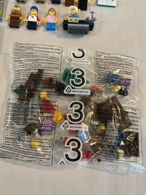 LEGO CITY MINFIGURE & PARTS LOT Police Patrol Boat 60277 60134 3368 Space Center