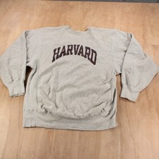 vtg 80s CHAMPION Harvard University reverse weave sweatshirt XL tag usa made