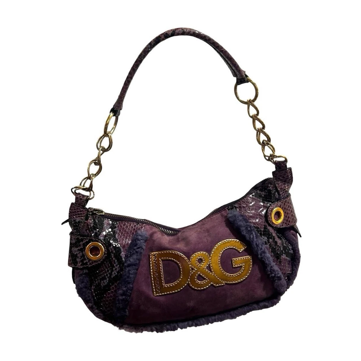Dolce&Gabbana Suede Shoulder Bags for Women for sale | eBay
