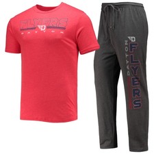 Men's Concepts Sport Heathered Charcoal/Red Dayton Flyers Meter Top & Pants