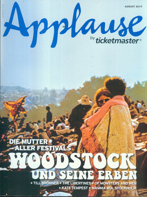 Applause 2019/08 (Woodstock Und Seine Erben) 19,5 x 26 cm