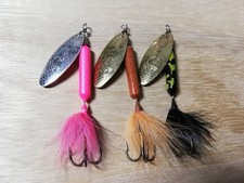 Rooster Tail Spinner 3/8 oz Set of 3 Yakima Bait Worden's Rooster Tail