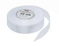 Satinband Weiß 12Mm 32M Geschenkband Deko