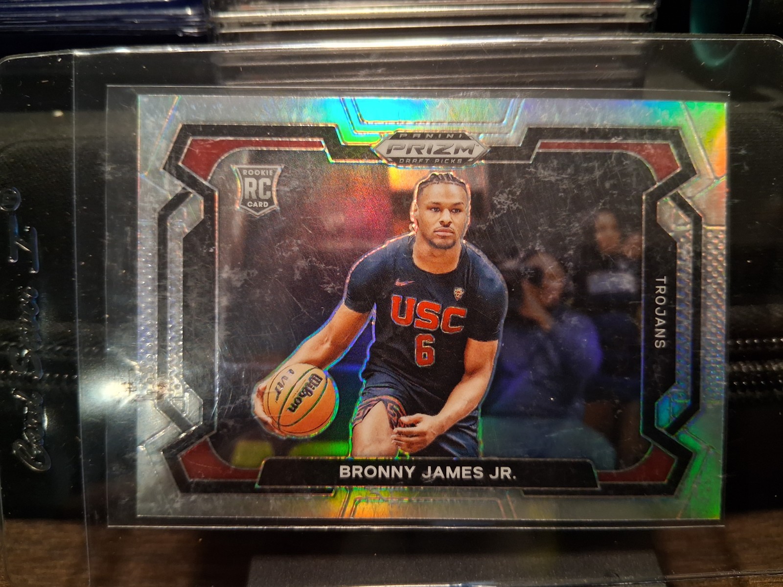 2024 Panini Prizm Draft Picks - Bronny James #86 Silver Prizm Variations (RC)
