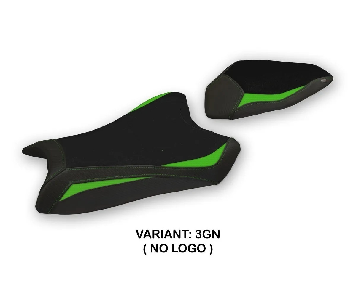 Seat saddle cover Gaviao Green (GN) TPZ KAWASAKI NINJA ZX 6 R 2019 2020 Zi