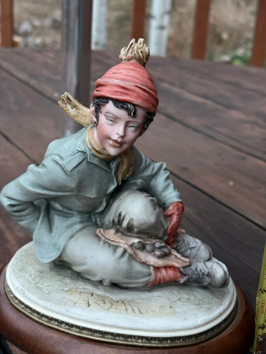 B.Merli ブルーノ・メルリ 猫を抱く少女 イタリア製 Bruno Merli In Collectible People Figurines for sale | eBay