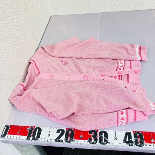 Mezzo Piano Pullover Strick Cardigan 160 cm rosa Herz Tops MP Knopfleiste Kawaii - Bild 2 von 24