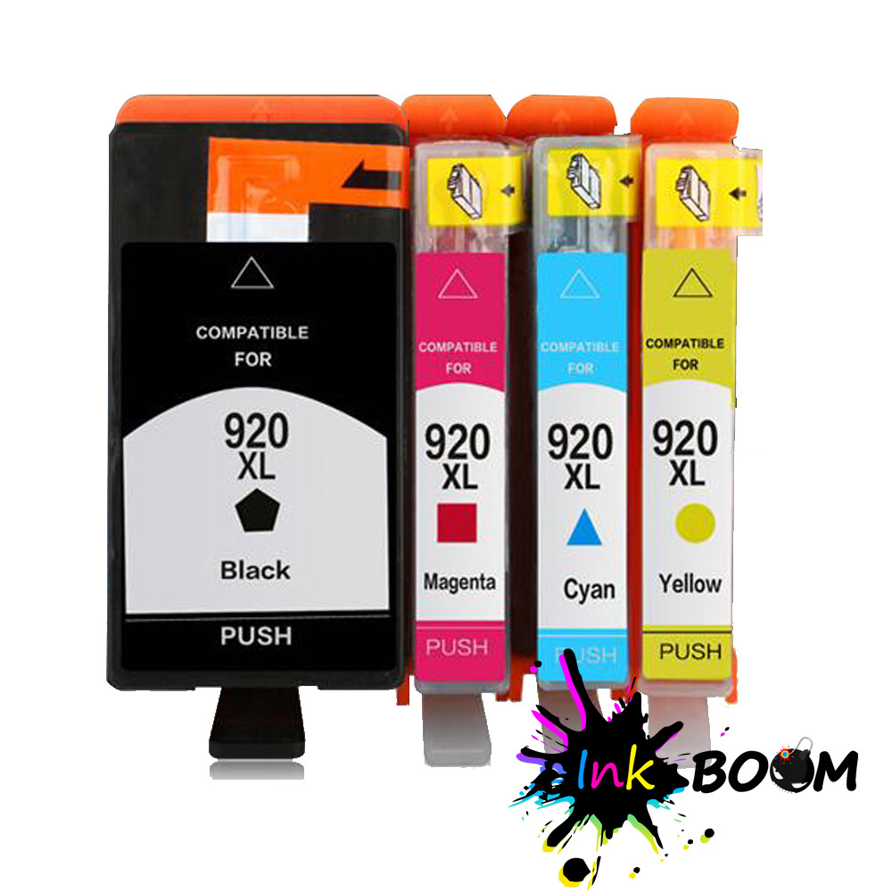 4 Ink Cartridge replace for HP 920XL Officejet 7000A 6500A E709a E710a E809a