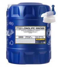 20 Liter Mannol Longlife 508 00 509 00 VW 0W20 Motoröl 0W-20 Porsche C20 + Hahn